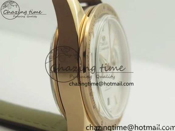 0126 AllSeason Speedmaster ’57 Co-Axial RG OMF 1:1 Best Edition White Dial On Leather Strap A9300 (Free Leather Strap) 8063